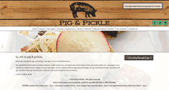 Desktop Screenshot of pigandpickle.com